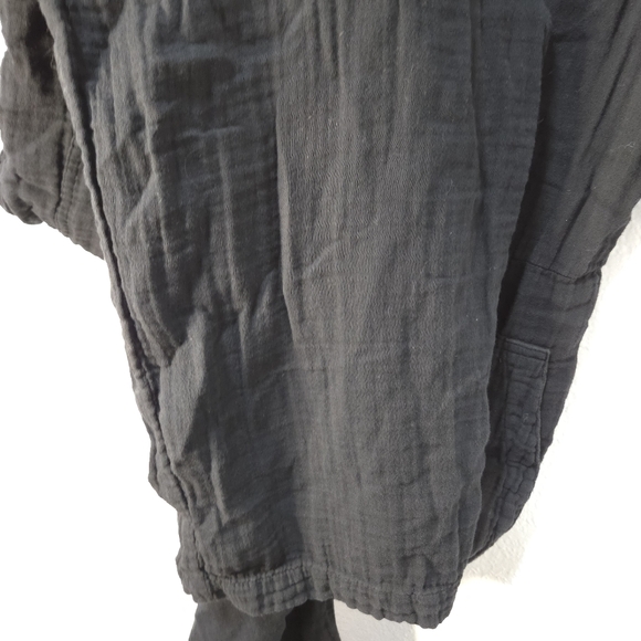 VELVET By Graham & Spencer Elia Cotton Gauze Jumpsuit Small Black - Picture 8 of 16